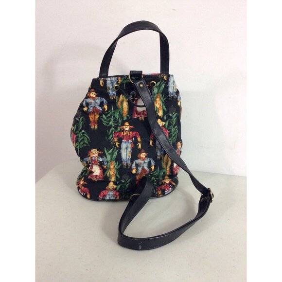 Scarecrow Retro Backpack Bag Inside Pocket - Picture 4 of 7